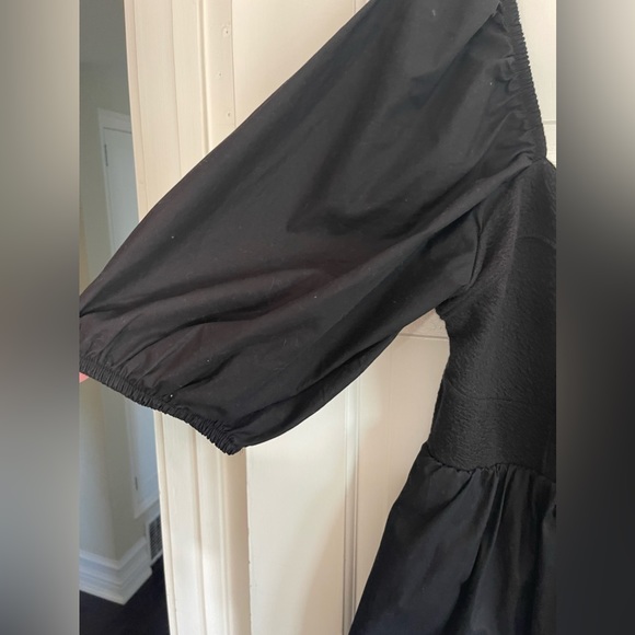 MAEVE PUFF-SLEEVED SWEETHEART MINI DRESS Size L - Picture 4 of 7